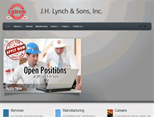 Tablet Screenshot of jhlynch.com